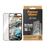 PanzerGlass ® Re:fresh Skærmbeskyttelse iPhone 15 | Ultra-Wide Fit m. EasyAligner