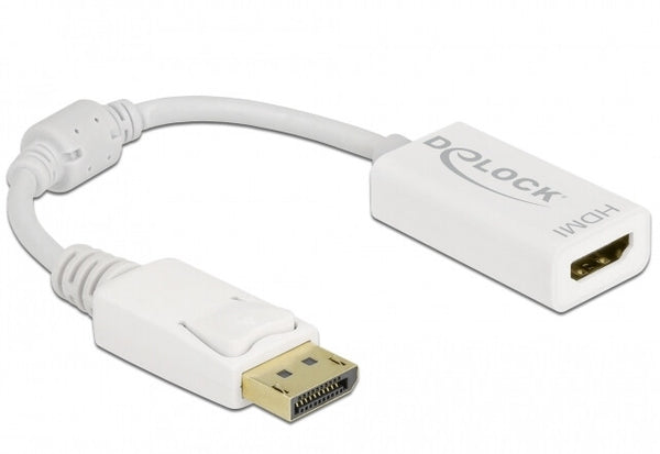 DeLOCK 61015 videokabel adapter 0,15 m DisplayPort HDMI Type A (Standard) Hvid