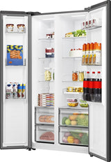 Hisense RS3P558NEFC side-by-side køle-fryseskab Fritstående 544 L Sort