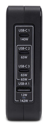 StarTech.com 3114GCU-WALL-CHARGER oplader til mobil enhed Universel Sort Vekselstrøm Hurtig opladning Indendørs