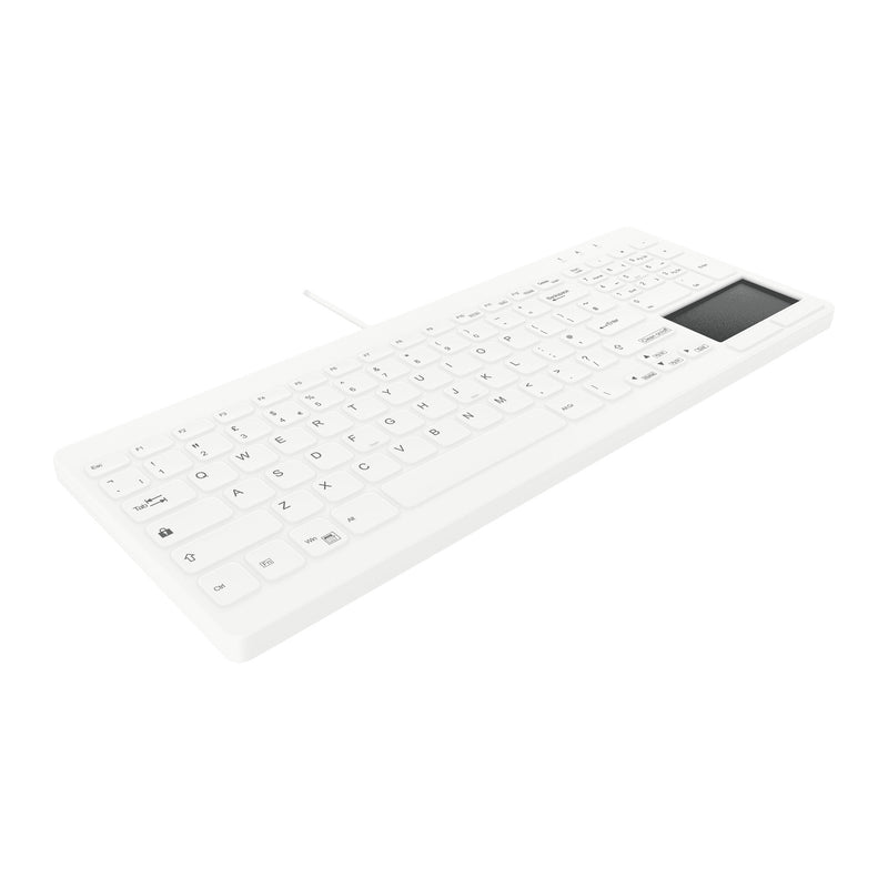 Contour Design Active Key AK-C7412 tastatur Medicinsk USB UK engelsk Hvid