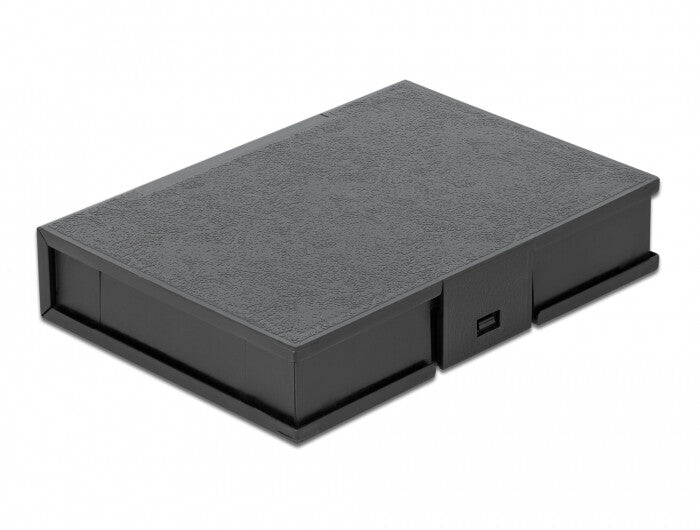 DeLOCK 18372 etui til drev Cover Plast Sort