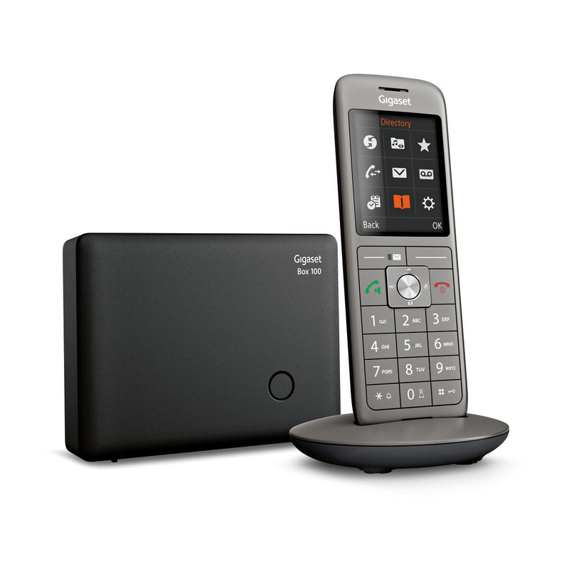 Gigaset CL660 Analog/DECT-telefon Nummervisning Anthracit