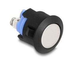 DeLOCK 22043 elektrisk afbryder Trykknapkontakt 2P Rustfrit stål