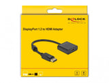 DeLOCK 63585 videokabel adapter 0,2 m DisplayPort HDMI Sort