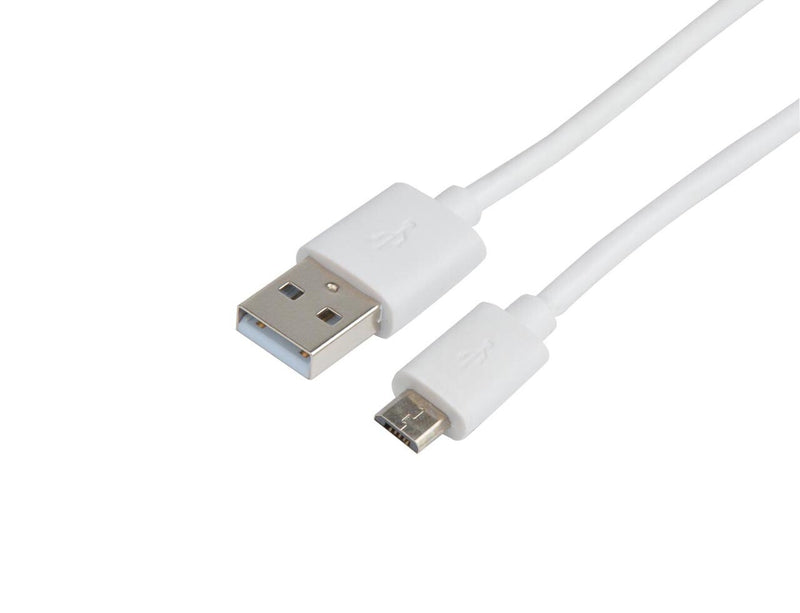 Prokord USB-0020 USB-kabel USB 2.0 1 m USB A Micro-USB B Hvid