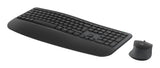 Logitech Signature Comfort Plus Combo MK880 tastatur Mus inkluderet Universel RF trådløs + Bluetooth QWERTY Engelsk Grafit