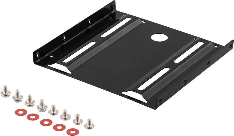 Deltaco Monteringsplade for at kunne montere en 2,5" harddisk i en 3,5"-plads, sort