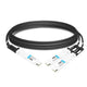 Nvidia MCP7Y00-N001 InfiniBand og fiberoptisk kabel 1 m OSFP 2xOSFP Sort