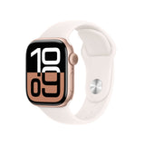 Apple Watch Series 10 OLED 42 mm Digital 374 x 446 pixel Berøringsskærm 4G Roseguld Wi-Fi GPS (satellit)