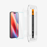Spigen GLAS.tR EZ Fit Klar skærmbeskytter Apple 2 stk