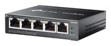 TP-Link Omada ES205GP netværksswitch Administreret Gigabit Ethernet (10/100/1000) Strøm over Ethernet (PoE) Sort