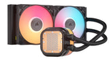 Corsair iCUE LINK TITAN 240 RX LCD Processor Luftkøler 12 cm Sort 1 stk