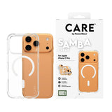 PanzerGlass CARE™ by ® Samba Case Transparent m. Hvid MagSafe iPhone 17 Pro