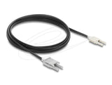 DeLOCK 91028 fiber adapter 1 stk Sort, Grå