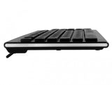 DeLOCK 12671 tastatur Kontor RF trådløst QWERTZ Tysk Sort