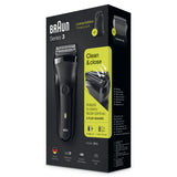Braun Series 3 301s Folie shaver Trimmer Sort