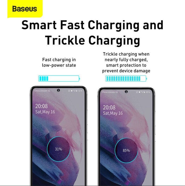 Baseus TZCCSUP-L01 oplader til mobil enhed Smartphone Sort Vekselstrøm, USB Hurtig opladning Indendørs