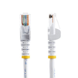 StarTech.com 45PAT50CMWH netværkskabel Hvid 0,5 m Cat5e U/UTP (UTP)