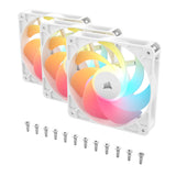 Corsair RS120-R ARGB Computerkabinet Ventilator 12 cm Hvid 3 stk