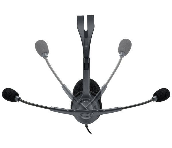 Logitech 981-000593 hovedtelefoner/headset Ledningsført Kontor/Callcenter Sort