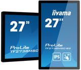 iiyama ProLite TF2738MSC-B2 computerskærm 68,6 cm (27") 1920 x 1080 pixel Fuld HD LED Berøringsskærm Multibruger Sort