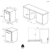 Candy Brava CDIH 2D949 Fuldt indbygget 9 kuverter