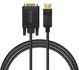 Savio Cl-203 1,8 m DisplayPort VGA (D-Sub) Sort