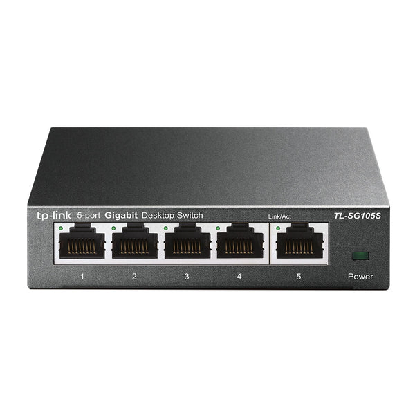 TP-Link TL-SG105S Ikke administreret Gigabit Ethernet (10/100/1000) Sort
