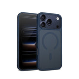Crong CRGHMMIP1763PNBL mobiltelefon etui Cover Marineblå, Gennemsigtig
