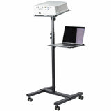 StarTech.com ADJPROJCART multimedie vogn & stand Sort Projektør Multimedia stand