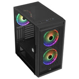 Aerocool Graphite V3 Midi Tower Sort