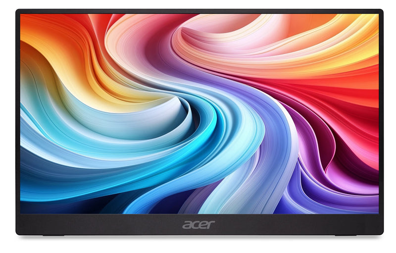 Acer PM161QB1bmiuux Bærbar skærm Sort 39,6 cm (15.6") LCD 1920 x 1080 pixel