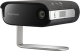 Viewsonic M1XE dataprojekter Projektor med kort projiceringsafstand LED WVGA (854x480) Sort, Sølv