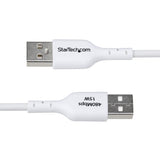 StarTech.com USB2AC1MNCWHE USB-kabel USB 2.0 1 m USB A USB C 0,48 Gbit/sek. Hvid