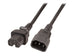 EFB Elektronik EK585.2V2 el-ledning Sort 2 m IEC C14 IEC C15