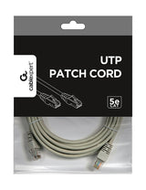Gembird PP12-5M netværkskabel Beige Cat5e U/UTP (UTP)