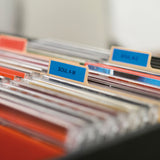 DYMO Ægte D1-etiketter | Sort tekst på blå tape | 12 mm x 7 m | Selvklæbende etiketter til LabelManager-mærkemaskiner | Fremstillet i Europa