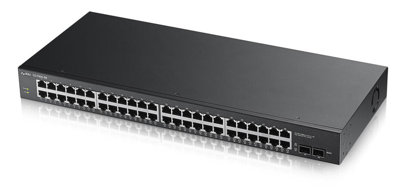 Zyxel GS1900-48-EU0102F netværksswitch L2 Gigabit Ethernet (10/100/1000) Sort