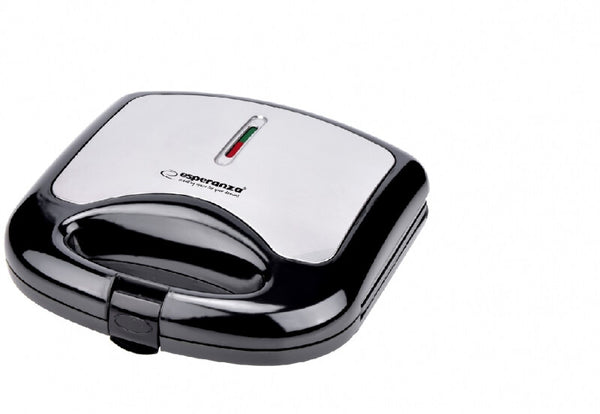 Esperanza ASIAGO sandwichtoaster 1000 W Sort, Hvid