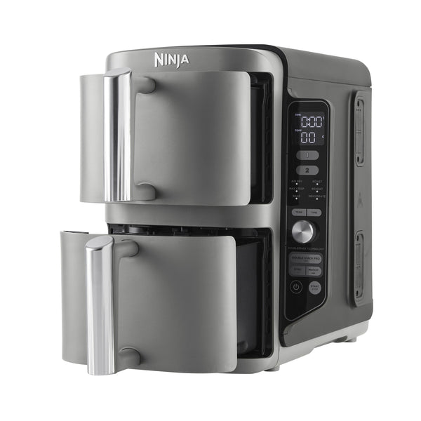 Ninja SL400EU frituregryde Dobbelt 9,5 L 2470 W Varmluftsteger Sort, Grå