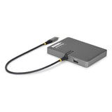 StarTech.com QUAD-USB-HDMI-ADAPT dockingstation Ledningsført USB 3.2 Gen 1 (3.1 Gen 1) Type-C Grå