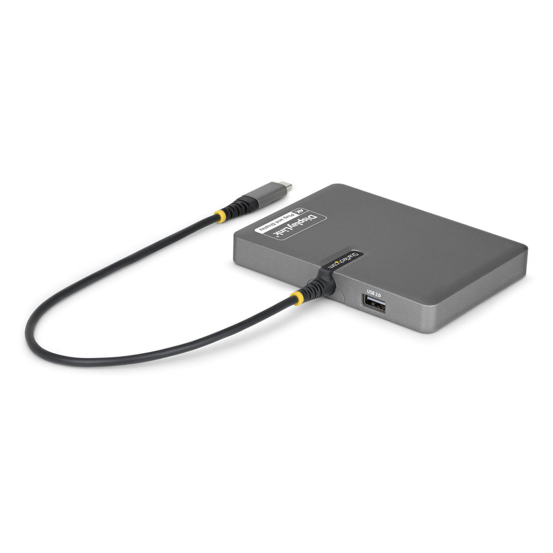 StarTech.com QUAD-USB-HDMI-ADAPT dockingstation Ledningsført USB 3.2 Gen 1 (3.1 Gen 1) Type-C Grå