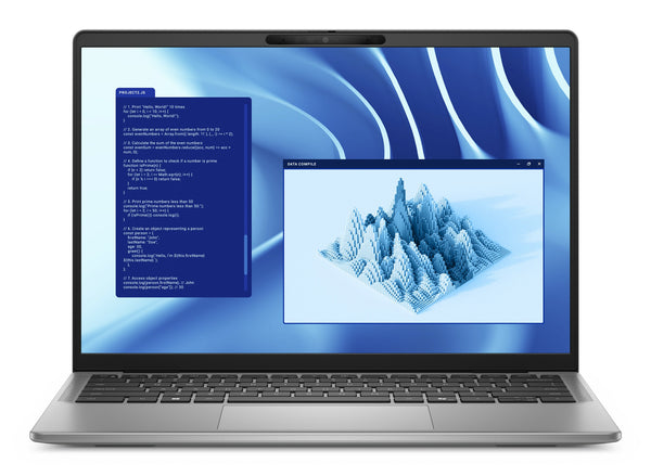 DELL Latitude 7455 Copilot+ PC Snapdragon X1P-64-100 Laptop 35,6 cm (14") Berøringsskærm Quad HD+ 16 GB LPDDR5x-SDRAM 512 GB SSD Wi-Fi 7 (802.11be) Windows 11 Pro Tysk Grå
