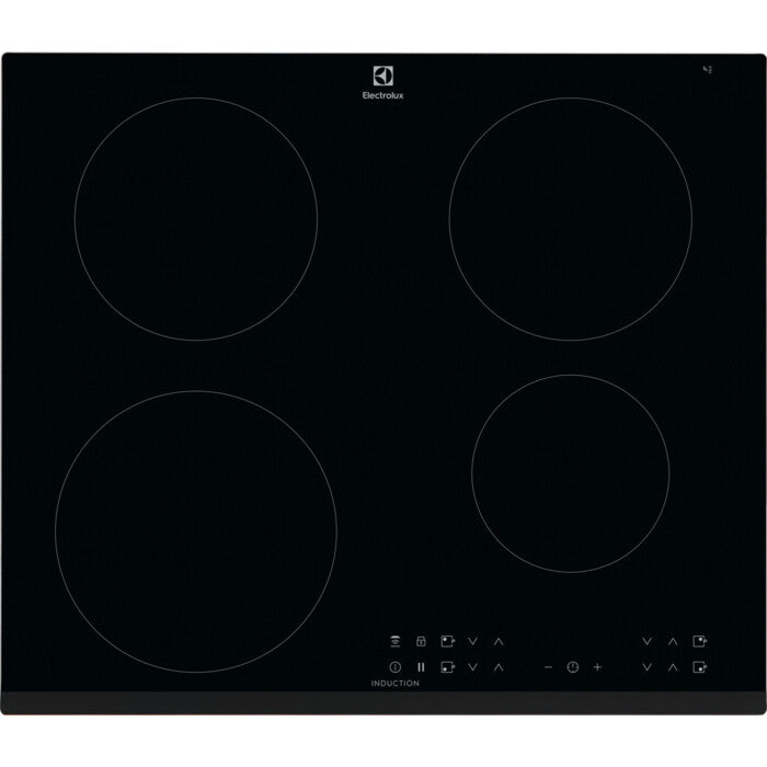Electrolux LIR60430 Sort Indbygget 60 cm Zone induktionskogeplade 4 zone(s)