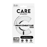 PanzerGlass CARE™ by ® Urban Combat Case Transparent m. Sort MagSafe iPhone 16 Plus