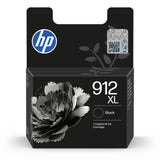 HP 912XL Original Ink-blækpatron med høj kapacitet, sort