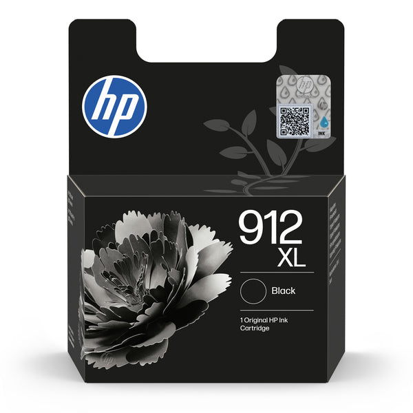 HP 912XL Original Ink-blækpatron med høj kapacitet, sort