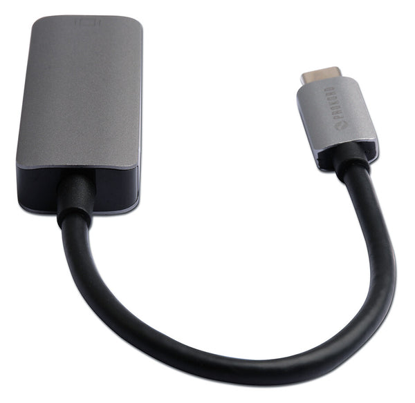 Prokord UTC-DP-AL videokabel adapter USB Type-C DisplayPort Sort, Sølv