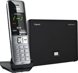 Gigaset BasicLine IP + COMFORT 500HX DECT telefon Nummervisning Sort, Sølv